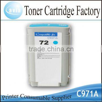 Compatible ink cartridge for HP 72 with pernament chip