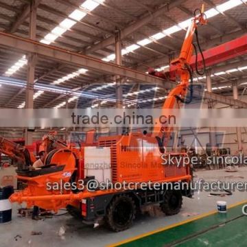 High Quantity Robot Arm Concrete Spray Trolley