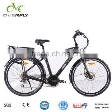 6061 aluminum alloy frame 250w mid drive motor 28 electric bike rechargeable bicycle E-BIKE