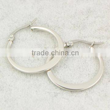 316L stainless steel hoop earrings