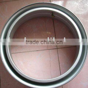 Demountable steel wheel