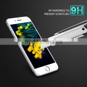 Wholesale price 3D full cover 0.33mm mobile phone tempered glass screen protector for iPhone 6