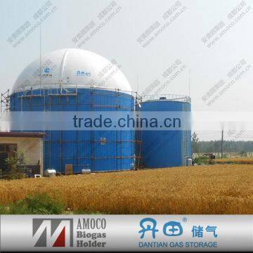 CE Certify Double Membrane Methane Gas Storage Tank -- for Biogas Plant