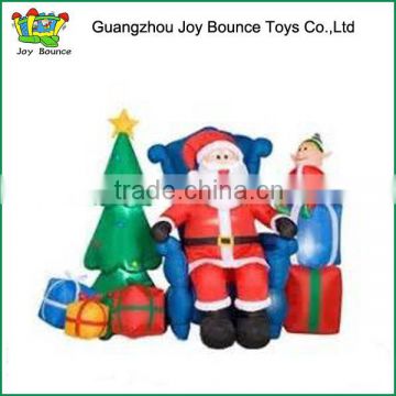 high quality inflatable christmas santa decoration for selling