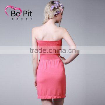MSexy Summer Printing Strapless Halter Women's Short Strap Dress Sundress Size Y165