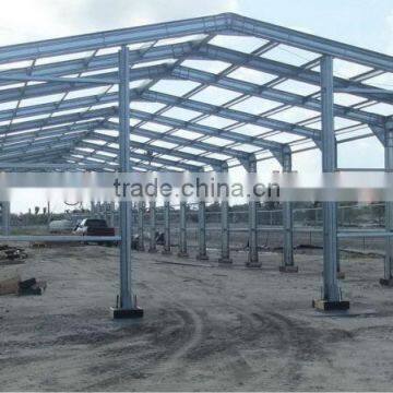 large span steel structure prefabricated modular workshop