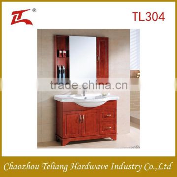 Modern single sink bathroom vanity, bathroom vanity with mirror cabinet