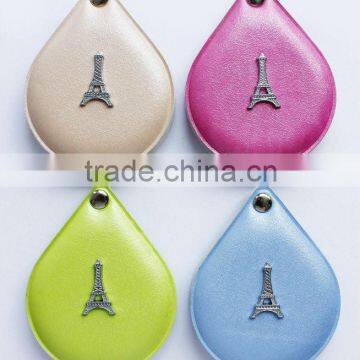 2015 New Style Water-drop Shape Mini Decorative Pocket Mirrors With Tower Accessories,ME314-D