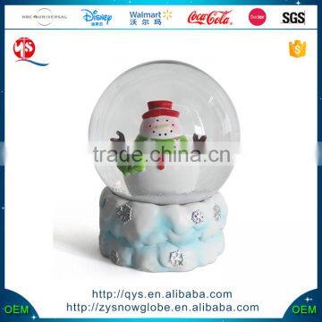 Resin Xmas Cute Snow Baby Snowball With Resin Cheap Snowball