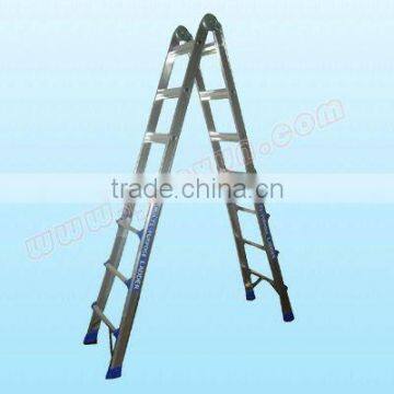 Aluminium folding combination ladder with EN131 standard