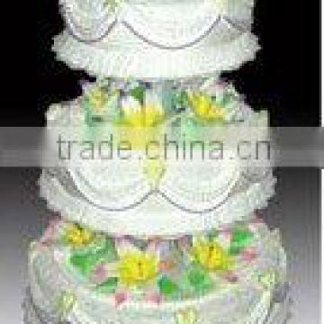 3-layer beautiful Wedding Simulation Cake Emulational Cake for decoration Cake Ornament