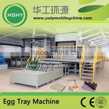 Full automatic waste paper pulp egg tray machine