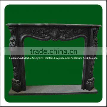 Decorative Freestanding Hand-carved Indoor Fireplace