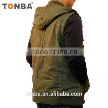 Customized Comfortable Camera Vest and SLR Hooded Vest for Outdoor Men With Army Green photo-5