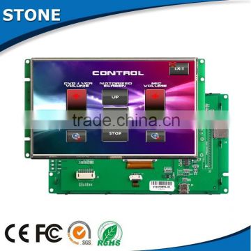 10.1 inch embedded industrial controller display lcd with touch screen