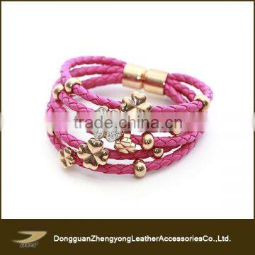 Most Popular Womens Plain Coloured Infinity Love Leather Bracelets