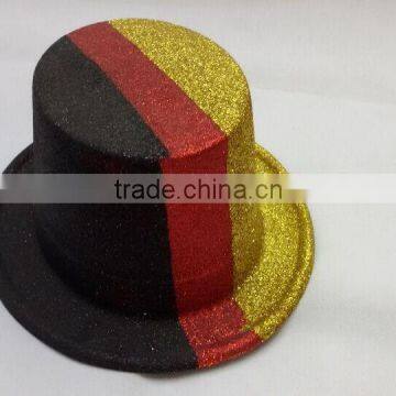 Germany series football fan hat flash tube hat