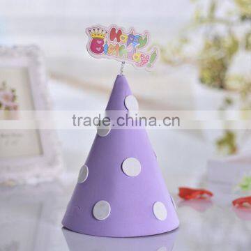 Light Color Birthday Paper Party Hat for Child Decoration