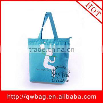 2016 hot-sell promotion custom logo cotton shopping bag