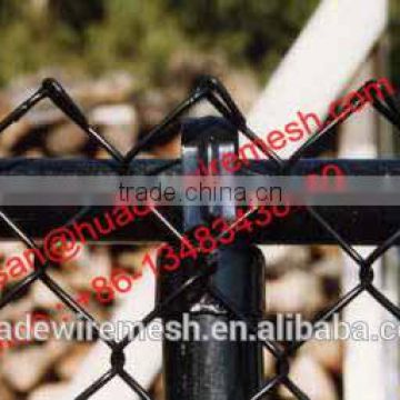 6ft black vinyl coated chain link fence