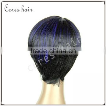 high temperature fiber classical & trendy aunty/mom bouncy hair