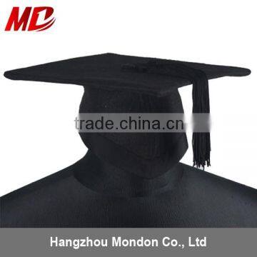 Black Cap-Graduation Black Cap with Tassel