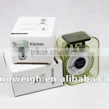 Mechanical kitchen nutrition scale