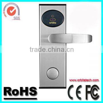 Stainless steel hotel magnetic card lock on sale