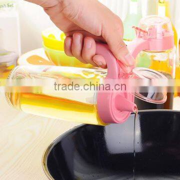 500ml Lead free glass sesame oil vinegar pot seasoning bottle