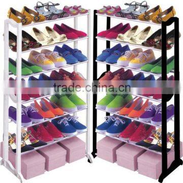 7 tier 21 pair folding melamine shoes rack