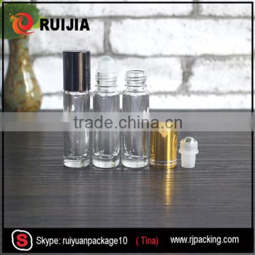 fancy colored parfume 10ml glass roll on bottles wholesale