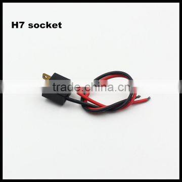 h7 lamp pigtail wire connector cable car h7 bulb holder male plug socket h7 bulb adapter