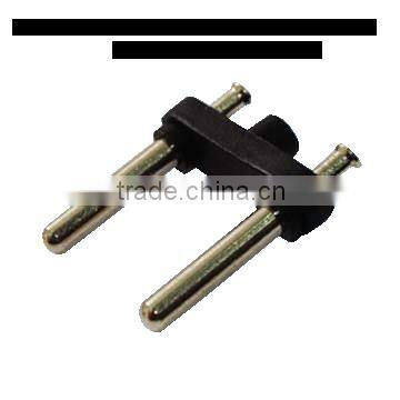 4.8mm 2 pin brasil plug insert with insulation