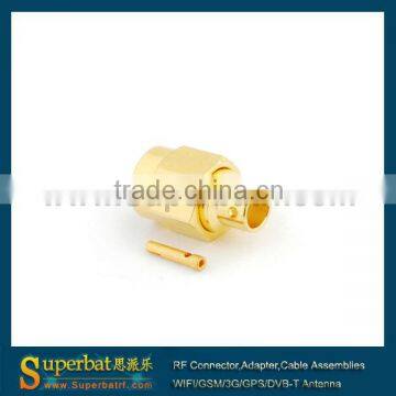 RP SMA Plug(female pin) solder wire connector for .086" cable