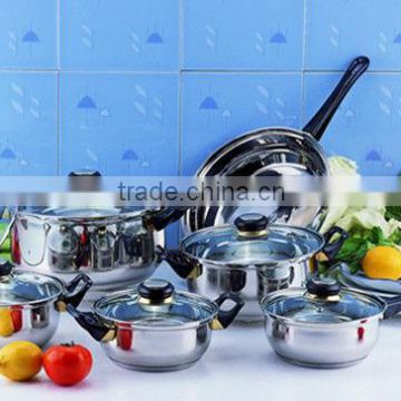 12 pcs happy baron stainless steel Cookware Set