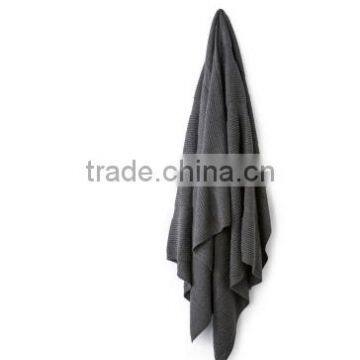 Laatu Knit Throw-Charcoal