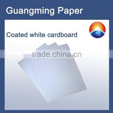 350gsm C2S duplex board in white back