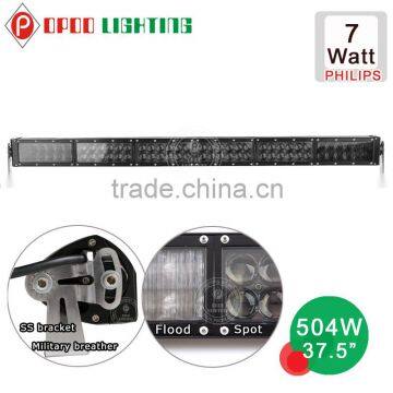 Two kind of brackets in one 37.5" 504w led light bar