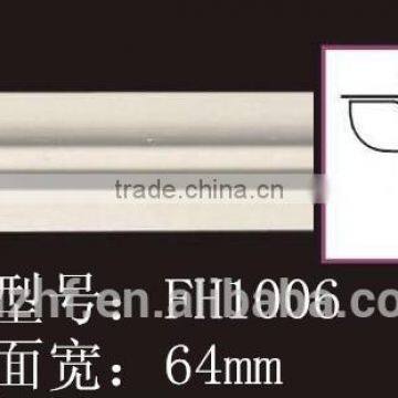 FH1006 Fashion PU Foam Cornice Moulding Home Decoration Materials
