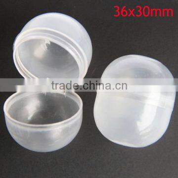 36X30mm Empty Plastic Toy Capsules Wholesale