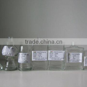 Chinese frosted glass perfume bottles