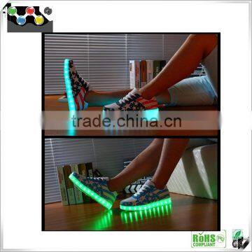 2016 Hottest LED Lighting Sport Shoes Colorful Flash LED Sport Shoes Universal For Boys And Girls photo-5