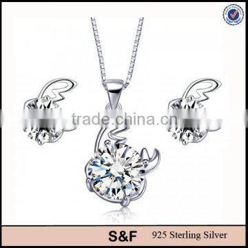 Hot sale promation jewelry, 925 diamond silver jewelry