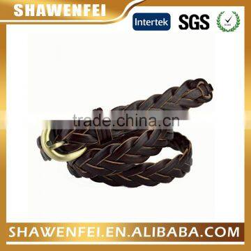 Drop Shipping 2cm Wide 100% Handmade Weave Belt For Girl photo-4