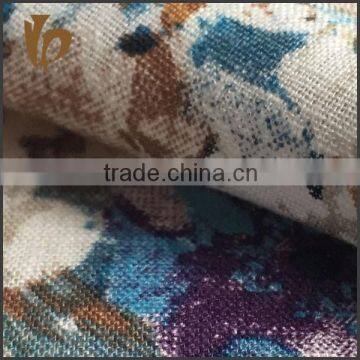 Jiangsu Taizhou Factory Indian Clothing Linen Viscose Fabric Printing Flower Fabric photo-3