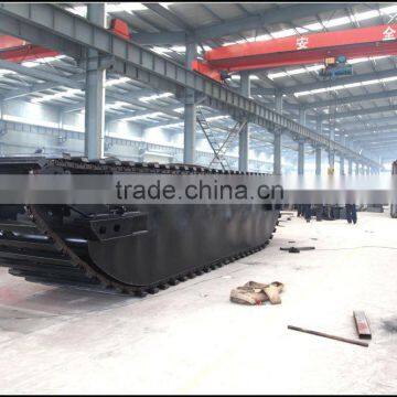 Steel Pontoon for Amphibious Excavator DREDGER , steel floating pontoon, Model: JYFT-170