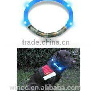 LED Luminous dog products,dog flashing collar