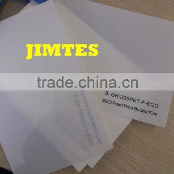 ECO Front Print Backlit Semi PET Film