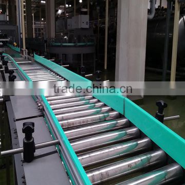 electric unloading roller conveyor for products transfer