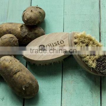 Beech wooden material with tampico firbe vegetable brush and potato brush                        
                                                Quality Choice